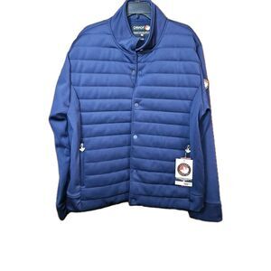 Canada‎ Weather Gear Quilted Snap Button Lightweight Jacket - Mens Navy XL